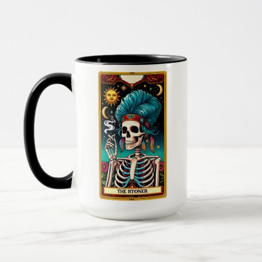 Grappig Tarot Kaart/De Stoner Mok (Links)