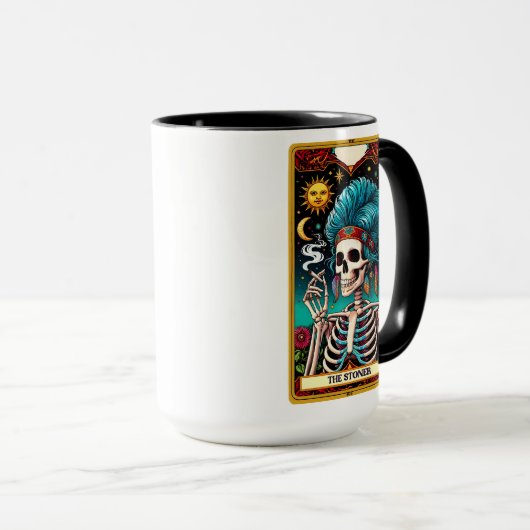 Grappig Tarot Kaart/De Stoner Mok (Voorkant rechts)