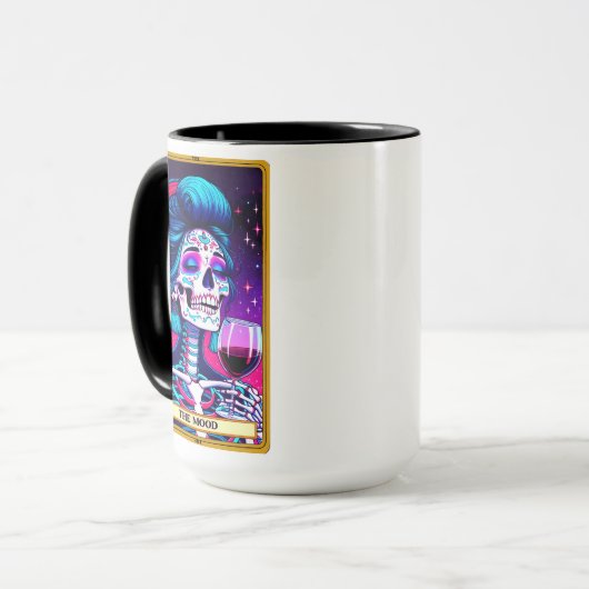 Grappig Tarot Kaart/The Mood Mok (Voorkant links)