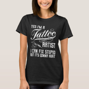 Grappig Tattoo Artist Art Voor Mannen Vrouwen Tato T-shirt