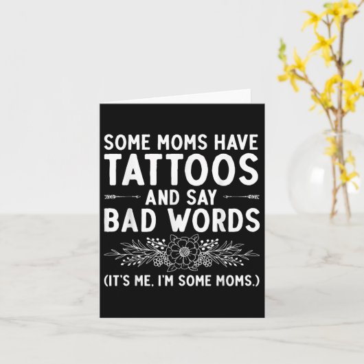 Grappig Tattoo Ontwerp Voor Mama Vrouwen Tattoo Ar Kaart (Gele Bloem)