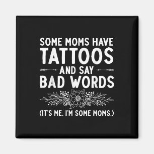 Grappig Tattoo Ontwerp Voor Mama Vrouwen Tattoo Ar Magneet