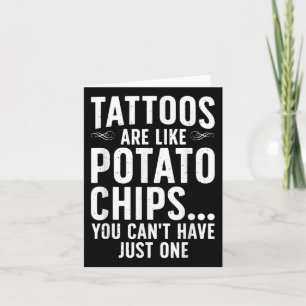 Grappig Tattoo Ontwerp voor Mannen Vrouwen Tatoeëe Kaart