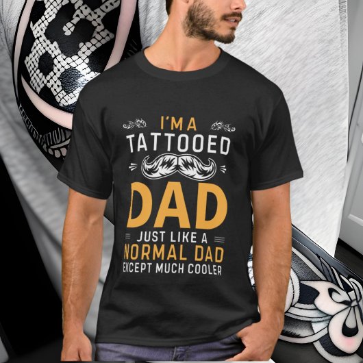 grappig tattoo Pap woordkunst T-shirt