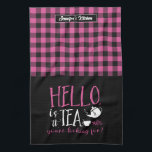 Grappig Tea Lover is het thea dat je zoekt naar sp Theedoek<br><div class="desc">Grappig en cool keukenhanddoek om het koken leuker te maken. Gepersonaliseerd geschenk voor familie en vrienden die graag koken, bakken en een nieuw recept proberen in de keuken. Pas de formulering aan zodat deze bij uw gelegenheid past. U kunt het Hulpmiddel van het Ontwerp gebruiken om het doopvonttype, de doopvontkleur...</div>