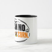 Grappig Team Geen Snoepmais Halloween Mok (Midden)