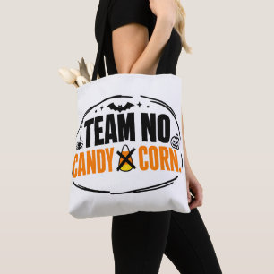 Grappig Team Geen Snoepmais Halloween Tote Bag