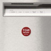 Grappig Team Geweldig Dieprood Gepersonaliseerde N Magneet (Insitu (Vaatwasser))