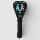Grappig Team T-shirt Rex Dinosaur Grappige Op Maat Golfheadcover (Voorkant)