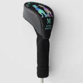 Grappig Team T-shirt Rex Dinosaur Grappige Op Maat Golfheadcover (Schuin)
