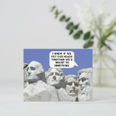 Grappig Teamwerk Briefkaart (Staand voorkant)