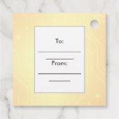 Grappig Tech Gift Label – "Fout 404: Beter cadeau" (Achterkant)