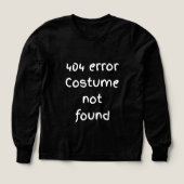Grappig Tech Halloween Kostuum Shirt (Voorkant)