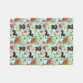 Grappig teckel cadeau fleece deken (Voorkant (Horizontaal))