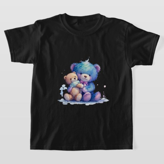 Grappig Teddy bears T-shirt (Laagn)