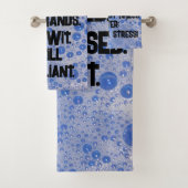 Grappig, Teen Boy Bubbles Douche Badkamer Bad Handdoek (Insitu)