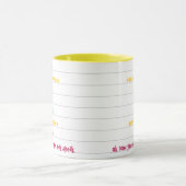 Grappig tegenstrijdig Schattige Snoep gestreept Sh Mok (Midden)