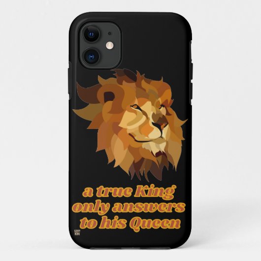 grappig telefoonhoesje "A TRUE KING..." Case-Mate iPhone Case (Achterkant)