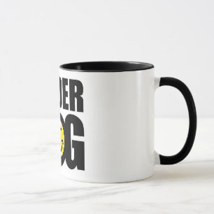 Grappig tennis cadeau met humoristische slogan die mok