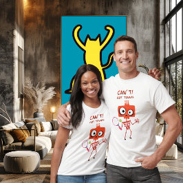 Grappig Tennis Skeleton | Kan niet. Ik heb tennis. T-shirt