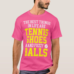Grappig tennis spelen tennisspeler sport racket B T-shirt
