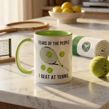 Grappig tennis speler cadeau
