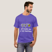 Grappig tennis t-shirt met grappige tekst slogan (Voorkant volledig)