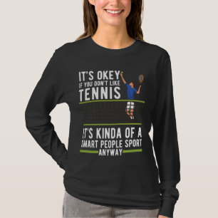 Grappig Tennis voor Mannen Vrouwen Tennis Spelers  T-shirt
