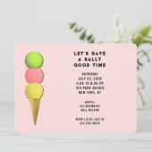 Grappig Tennisfeestje Kaart (Staand voorkant)