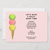 Grappig Tennisfeestje Kaart (Voorkant)