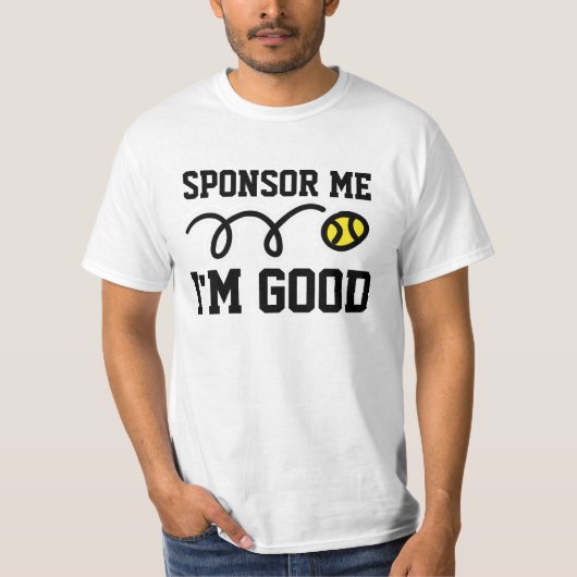 Grappig tennisherenhemd voor mannen vrouwen & kind t-shirt (Voorkant)