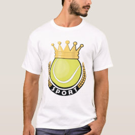Grappig tennisontwerp t-shirt