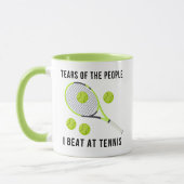 Grappig tennisspeler cadeau mok (Links)
