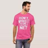 Grappig Tennisspeler Racket Bal Spel T-shirt (Voorkant volledig)