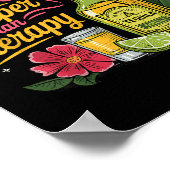 Grappig Tequila Drink Cinco de Mayo Mexicaanse par Poster (Hoek)