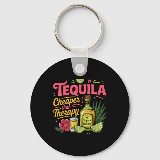 Grappig Tequila Drink Cinco de Mayo Mexicaanse par Sleutelhanger (Voorkant)