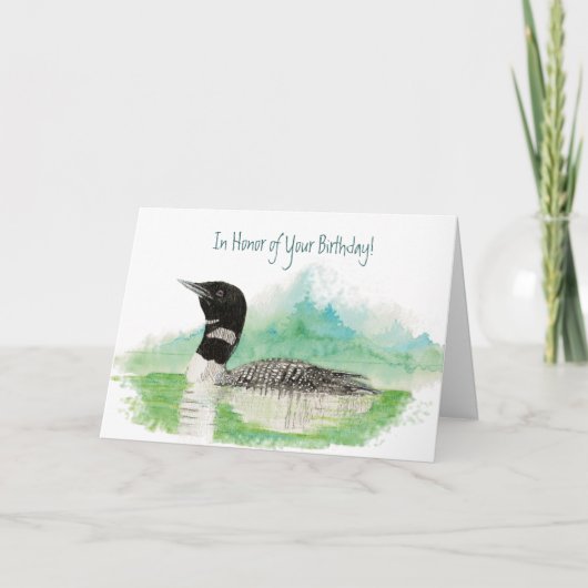 Grappig, ter ere van Uw Verjaardag, Vissende Kaart (Voorkant)