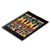 Grappig terug af Ik heb een gekke Mimi Notitieboek (Linkerzijde)