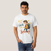 Grappig Terug naar School Cartoon T-shirt - Studen (Voorkant volledig)