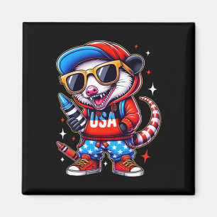 Grappig Terug naar School Crayon Leraar Hip Hop Op Magneet