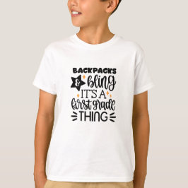 Grappig Terug naar school Eerste klas cadeau T-shirt