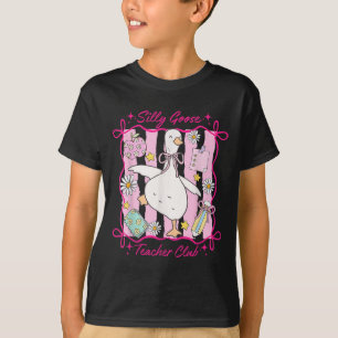 Grappig Terug naar school Gekke Goose Teacher Club T-shirt