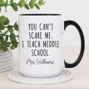 Grappig Terug naar School Gift, Middelbare School  Mok