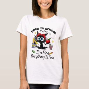 Grappig Terug Naar School Ik Ga Leuk Alles Is Leuk T-shirt