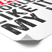 Grappig Terug naar school Ik los wiskundige proble Poster (Hoek)