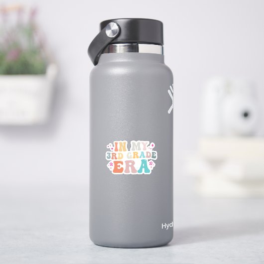 Grappig Terug naar school In mijn 2e klas Era lera Sticker (HydroFlask)