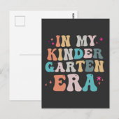 Grappig terug naar school in mijn kleuterperiode c briefkaart (Voorkant / Achterkant)