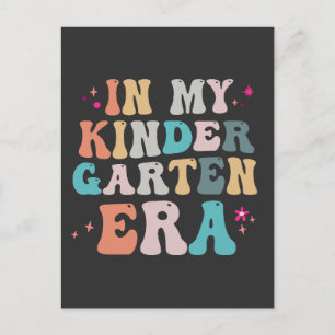 Grappig Terug naar school in mijn kleuterschool Er Briefkaart