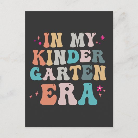 Grappig terug naar school in mijn kleutertijd cade briefkaart (Voorkant)