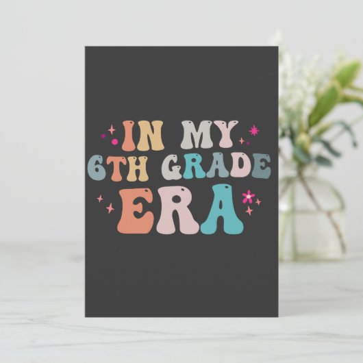 Grappig terug naar school In mijn tijd als leerlin Kaart (Staand voorkant)